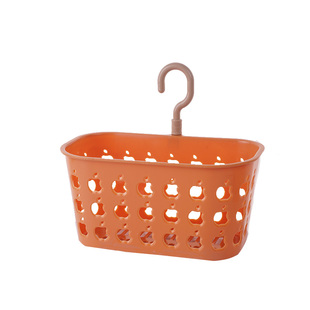 家用挂钩篮镂空沥水挂篮悬挂置物篮壁挂墙面浴室收纳篮杂物储物篮