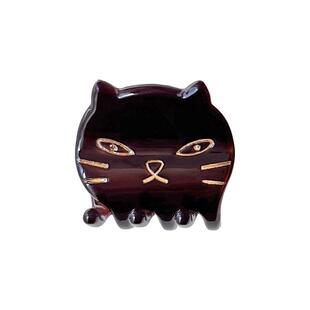 韩国France金标呆萌小猫咪小号抓夹法式百搭刘海夹侧边夹顶夹发夹