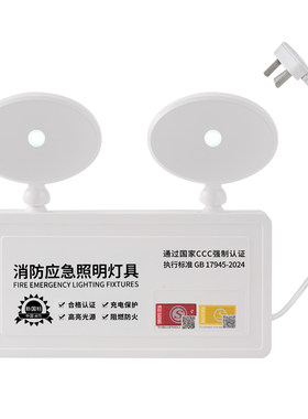 消防应急照明灯双头二合一