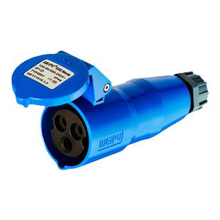 威浦16A工业连接器 TYP2601 TYP2618 TY2623 移动式对接插座 IP44