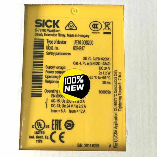 全新现货德国西克SICK继电器UE10-3OS2D0 订货号议价