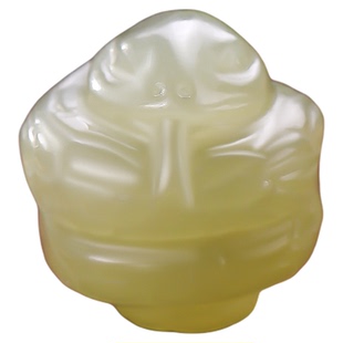 天然和田玉配件三合六合手链十二生肖散珠珠子diy本命年马年配珠