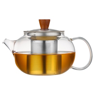 玻璃茶壶茶水分离小号耐高温加厚不绣钢过滤泡茶器一人用功夫茶具