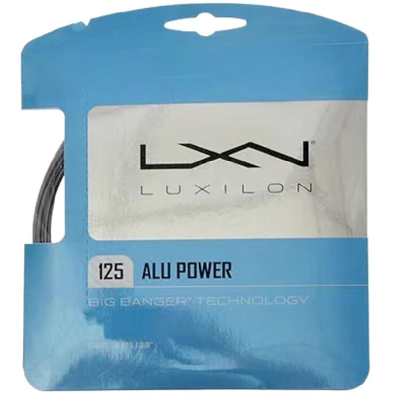 Luxilon力士浪网球线wilson威尔胜费德勒专业聚酯硬软线ALU POWER