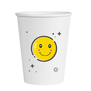 过年新年一次性纸杯加厚加硬家用茶水杯子奶茶杯食品级待客马年