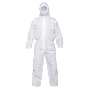 一次性防护服加厚连体隔离衣养殖场防尘服喷漆机修工作服防水防油
