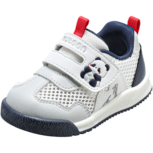 牧童童鞋熊猫宝宝鞋子2026夏季新款软底男童学步鞋网面女童面包鞋