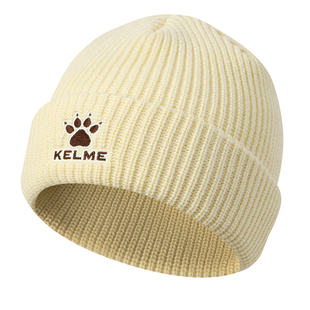 KELME卡尔美帽子男款针织帽抓绒冬季加厚保暖运动冷帽运动跑步