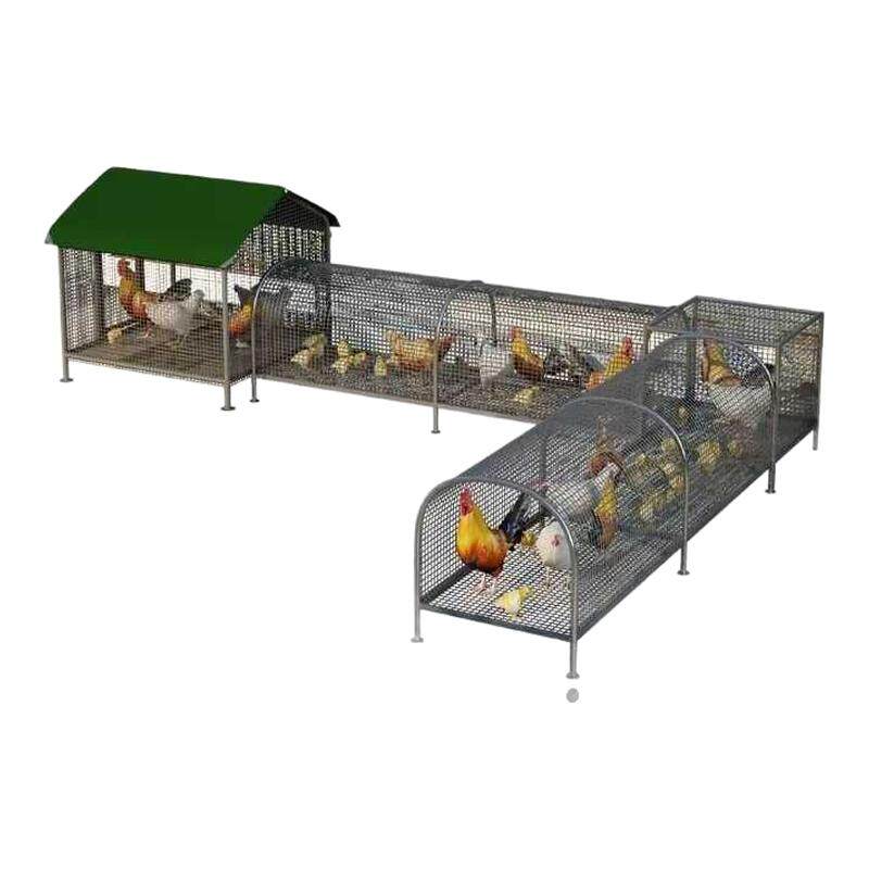 户外跑道鸡笼幼儿园兔子养殖跑道笼铁丝网兔子跑道农场观赏养殖笼
