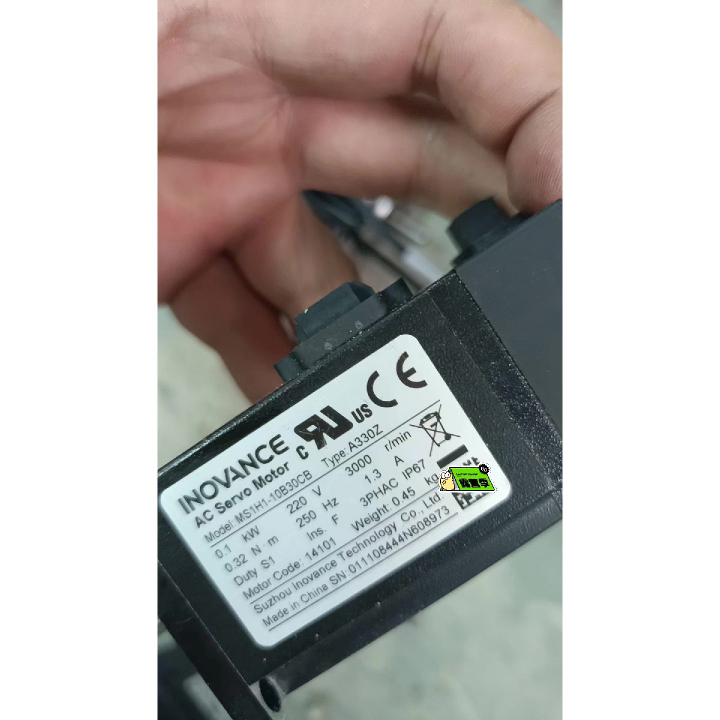 议价汇川伺服电机200W400W成色充新维修图片