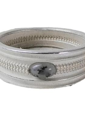 SERENESS所若横织纹戒指