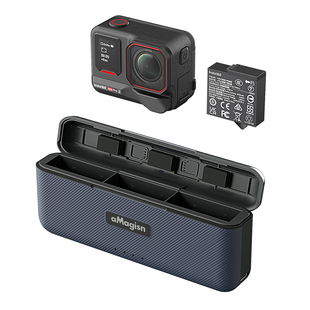 aMagisn阿迈适用影石Insta360 AcePro2电池充电器快充充电盒AcePro2快充收纳仓配件