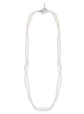 JX I 沙忆成光 天然巴洛克珍珠项链极简多层设计高级感珍珠锁骨链