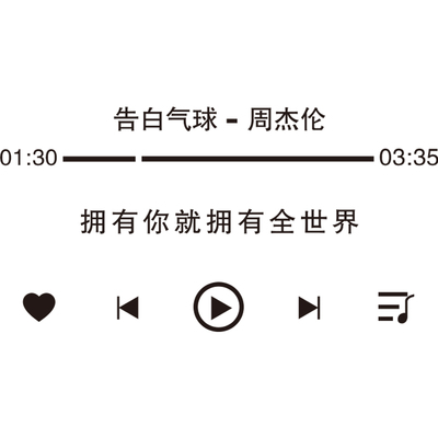 ins北欧风3d立体歌词网红墙贴纸