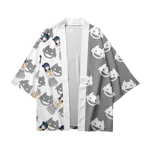 LoveLive水团Aqours痛衫 津岛善子羽织法披外套二次元动漫痛衣服