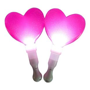 演唱会荧光棒定制儿童发光棒玩具蓝色爱心棒舞蹈道具应援棒闪光棒