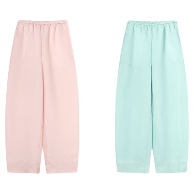 THESOONG松紧中腰休闲裤