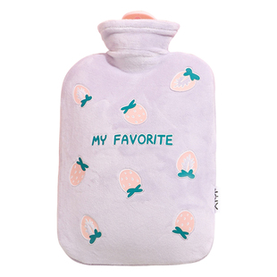 热水袋注水加厚防爆暖腰热敷宫腹肚子暖手宝大小号女学生毛绒可爱