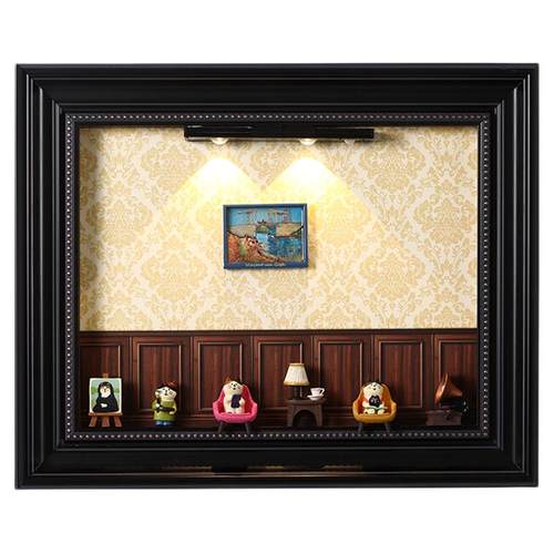 免打孔2025新款diy磁吸电表箱装饰画配电闸箱盒遮挡挂画遮丑神器