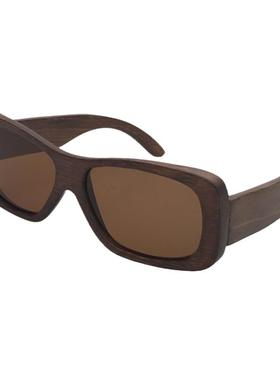 墨镜蝶形大框竹制个性风太阳眼镜