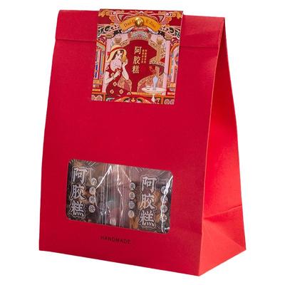 阿胶糕牛皮纸包装袋现货可定制