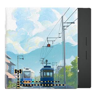 潮壳简日系风景磁吸电子书保护套适用文石poke5简约6s/leaf3新款阅读器tab8c/mini/onyxbooxpage/7.8电纸书壳