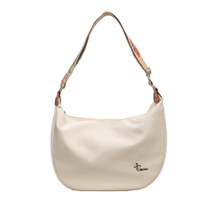 慵懒风时尚月牙饺子包2025新款春夏季防水牛津布包休闲单肩斜挎包