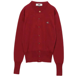 日本vivi西太后土星经典开衫 土星刺绣针织开衫上衣女