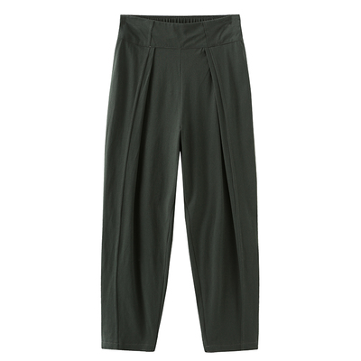 高腰时尚长裤VB宽松全棉包腰裤