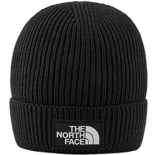 北面针织帽子男女同款Logo Box保暖运动户外TheNorthFace|8CHE