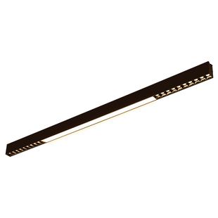 简约现代长条客厅灯无主灯轨道灯明装格栅吸顶灯餐厅泛光灯卧室灯