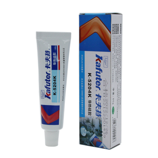 卡夫特K-5204K导热硅胶导热胶水快干型导热系数1.6白色粘接固定型