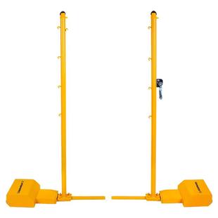 奥匹羽毛球网架便携式标准羽毛球网柱移动家用室内外球馆专业比赛