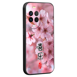 彧玺适用于华为nova15手机壳psn-al00喜乐6.7寸硅胶软套化为nova15浪漫樱花华威nova15女款诺娃15好看huawei