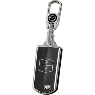 适用马自达6钥匙套老款M3马3CX-7星骋马六睿翼壳包扣汽车用品男女