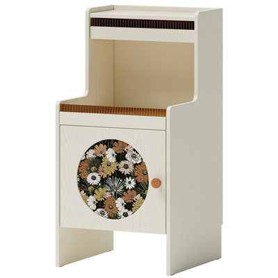 实木扫地机器人基站柜客厅边几