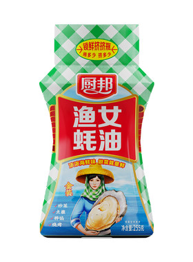 厨邦金装渔女蚝油255g挤挤瓶炒菜