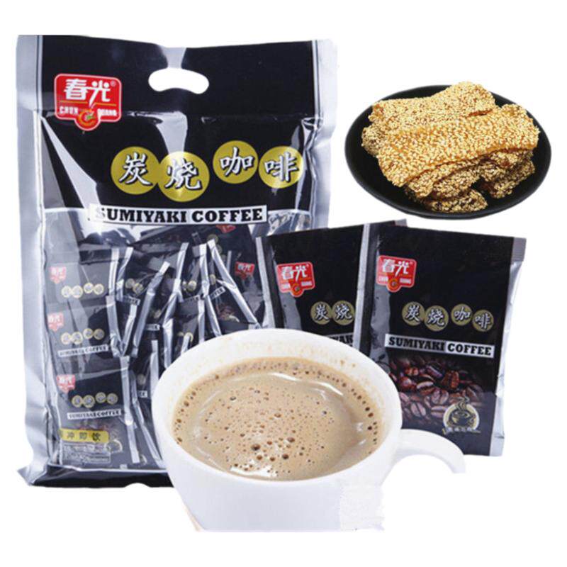 春光炭烧咖啡817g（43包）香浓三合一速溶炭烧咖啡粉海南咖啡特产