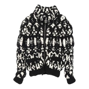 中古二奢Chanel香奈儿95新Jacket夹克外套羊毛外套黑色BRANDOFF
