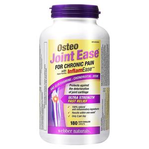 webbernaturals加拿大进口专利硫酸氨糖软骨素osteo维骨力180粒