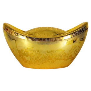 小财神金元宝儿童舞蹈表演出仿真塑料空心摆件元旦专用手持道具