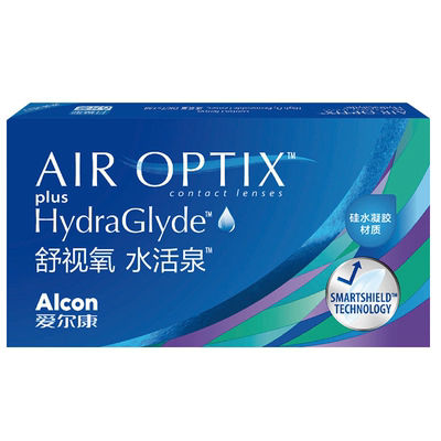 爱尔康视康隐形近视眼镜水活泉月抛舒视氧装持久舒适官方正品