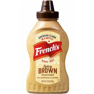 French‘s Spicy Brown Mustard蜂蜜第戎辣根香辛棕色风味芥末酱