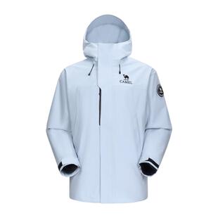 骆驼远山蓝王者凯甲ICON冲锋衣男女三合一鹅绒内胆羽绒服蓝色外套