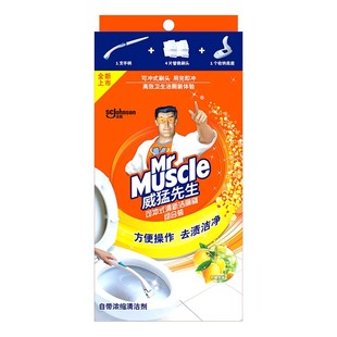 威猛先生懒人刷清洁庄臣马桶刷套装厕所马桶死角除垢可抛含清洁剂