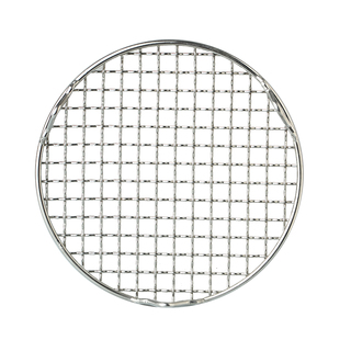 电陶炉烤网304不锈钢带脚烤架围炉煮茶圆形网格架炭炉加粗烧烤网