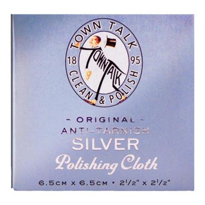 TownTalk英国泰通迷你擦银布洗银水抛光银去氧化925银手饰清洁布