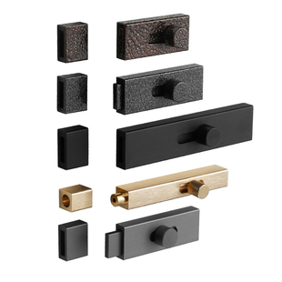 铝合金插销门栓门销防盗大门锁免打孔卫生间门闩铁门木门卡扣暗锁