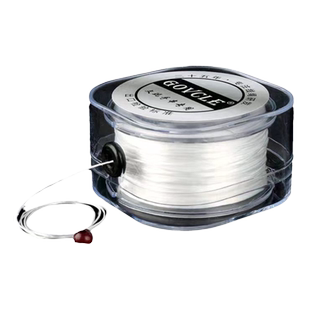 进口扁丝穿珠子的皮筋手串弹力线串珠绳珍珠文玩水晶手链牛筋耐磨