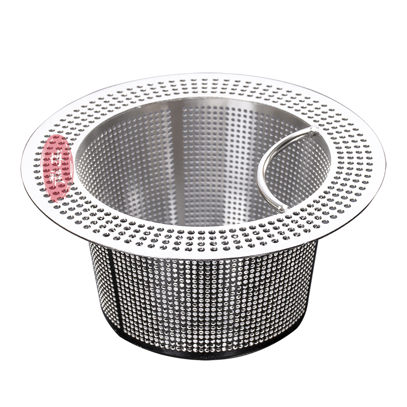 厨房水槽过滤网洗菜盆漏斗洗碗水池不锈钢地漏下水道提笼盖器漏网